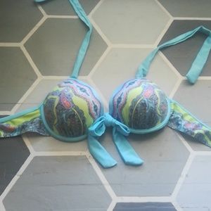 Paisley Bikini Top (push up padding)
